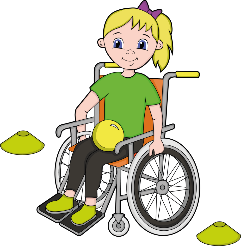 kind in rolstoel afbeelding